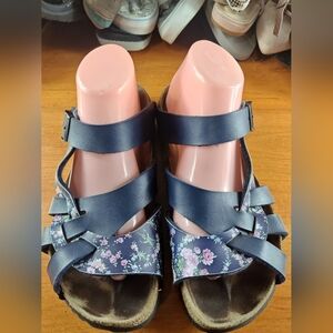 Papillio by Birkenstock Blue & Purple Sandals  Women’s Size 40